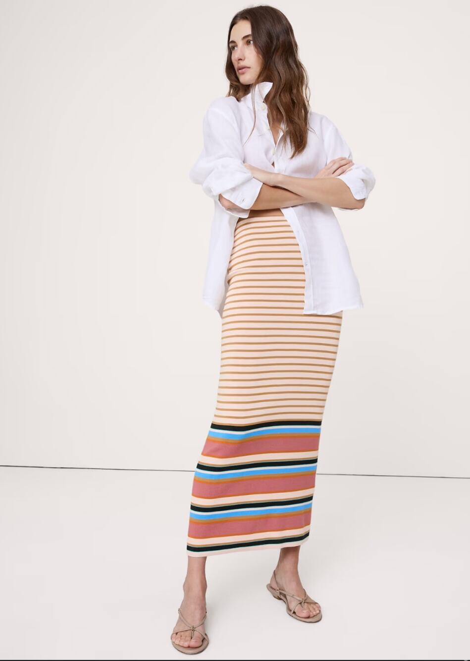 Banana Republic Sculpted Knit Maxi Skirt